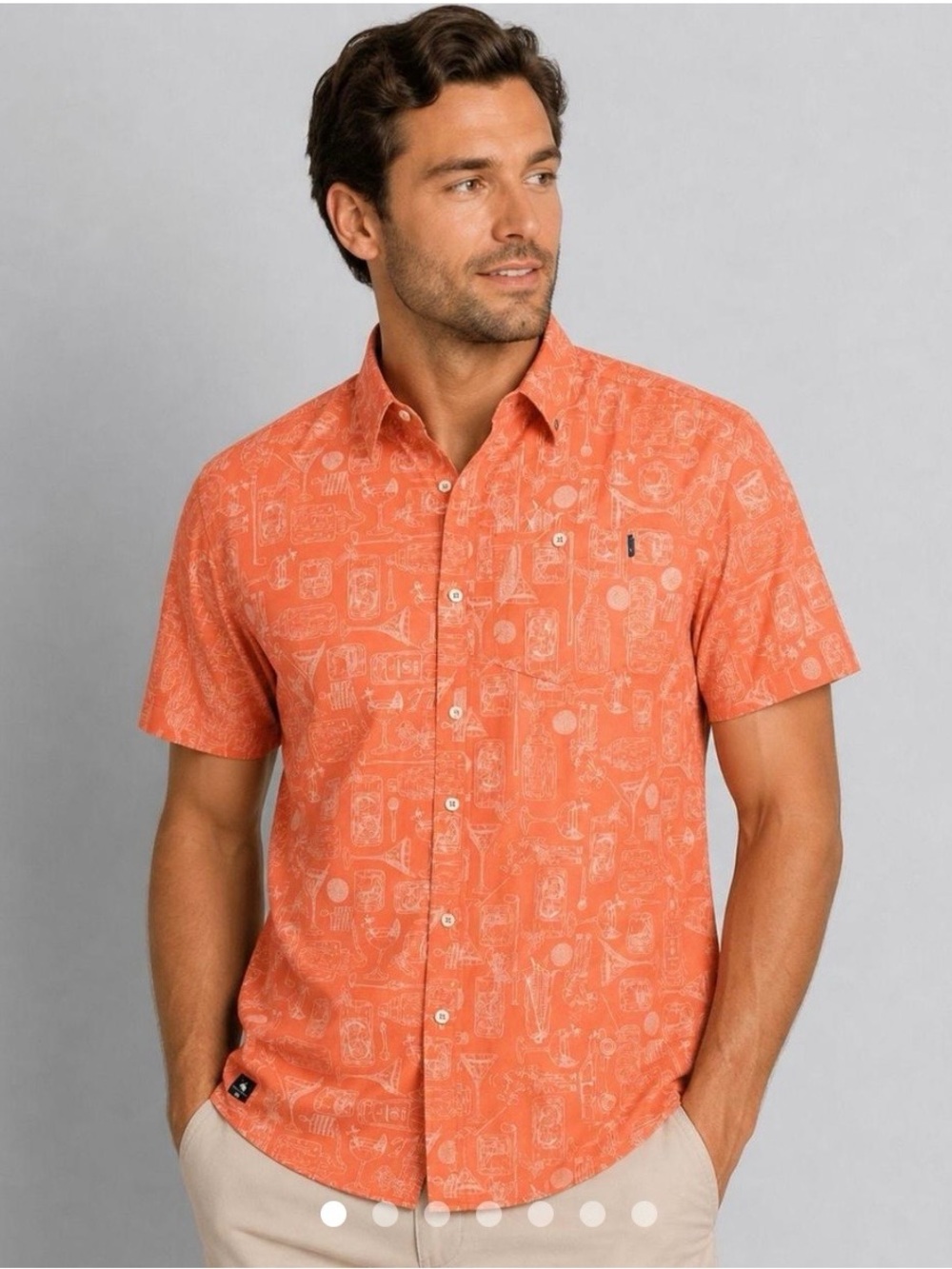 William Murray  TITOS Vodka Cocktails Cruise Golf Shirt Men SZ L Bloody Murray